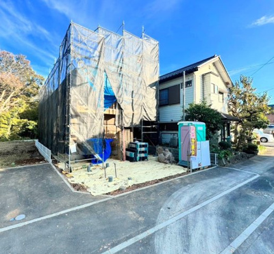 【前面道路含む現地写真】 | ◆高津区北野川新築住宅◆ | ◆前面道路も幅員があり車の運転も安心！前面道路は閑静な住宅地。車通りの少ない道路です。お子様にも安心です。