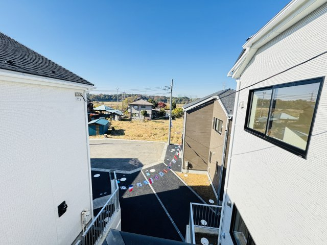 柏市塚崎新築戸建（塚崎第15）の展望|バルコニーより道路側眺望