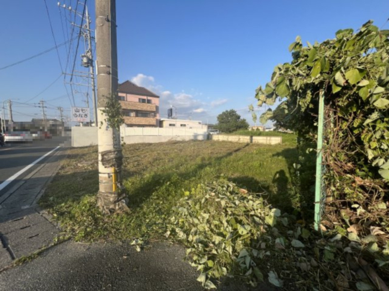 売土地　中央区雄踏町宇布見の外観|平坦な土地です！