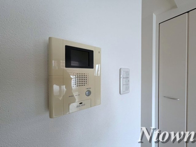【セキュリティ】 | コンフォート城西 | モニター付きインターホンです