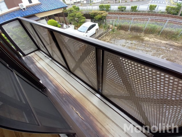 サンハイツの駐車場