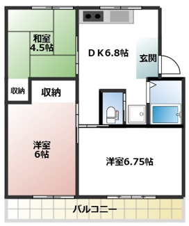 【間取り】 | 小塚山テラスハウス