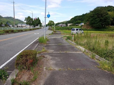 【前面道路含む現地写真】 | 丹波篠山市真南条中　土地