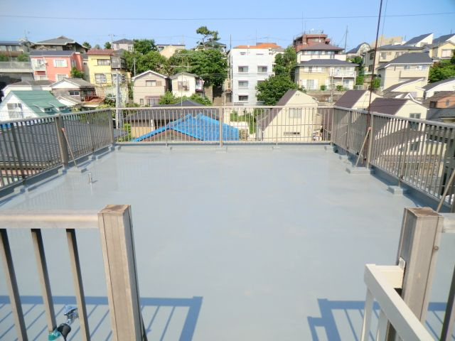 永松宅戸建のバルコニー