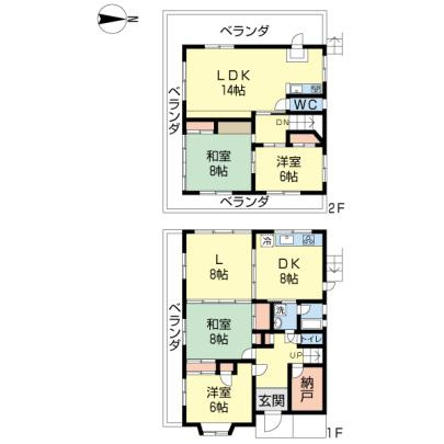 永松宅戸建の間取り