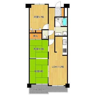 【間取り】 | マイシティ泉北A棟