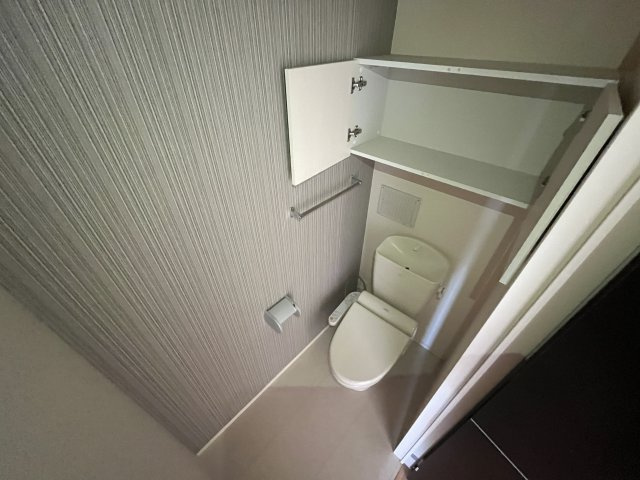 ErbenheimＶのトイレ|落ち着いた色調のトイレです