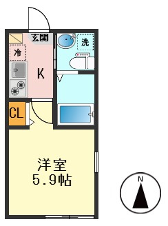 ハーモニーテラス北小岩ⅩⅥの間取り