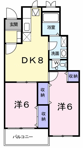 キャッスルスクエアの間取り