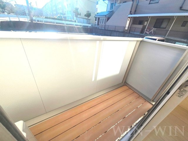 グラン・フェルト B棟のバルコニー