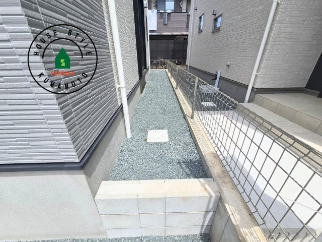 熊本市中央区出水7丁目第2-2棟（1号棟）　の庭|お庭で自由な時間を過ごせます。