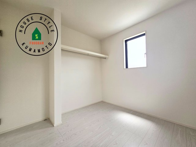 熊本市中央区出水7丁目第2-2棟（1号棟）　の和室|将来的に、琉球畳を引きまして和室風にすることも可能です。