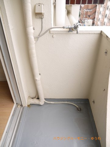 【ランドリースペース】 | 第２高島平マイコーポ | 洗濯置き場は、バルコニーにあります。