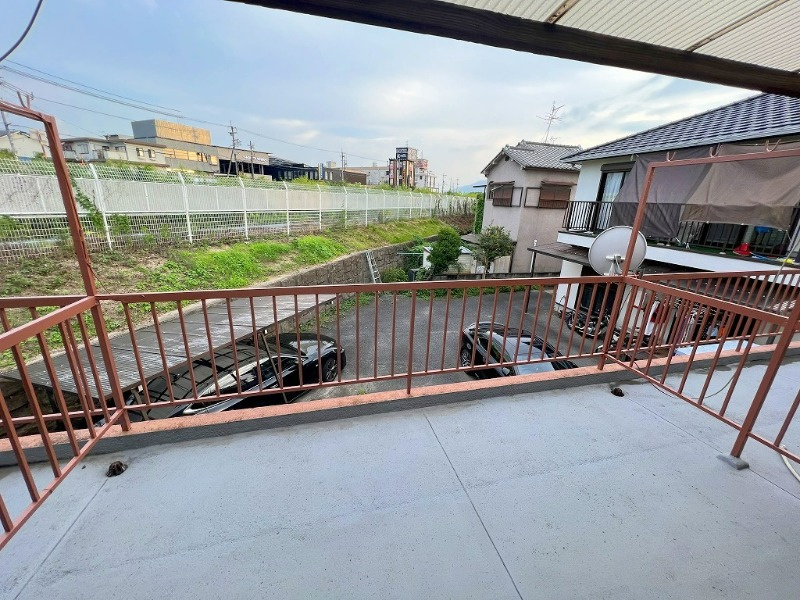 今村住宅南棟のバルコニー