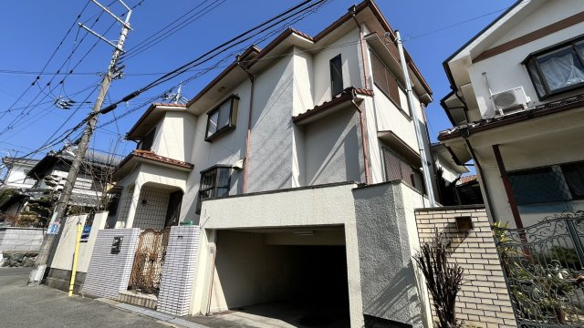 豊中市上野西3丁目　古家付き土地の外観