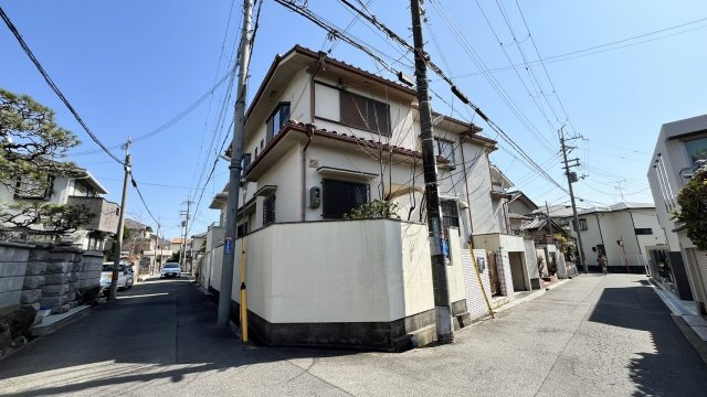 豊中市上野西3丁目　古家付き土地の外観