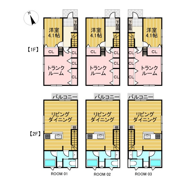 リヴィエールの間取り
