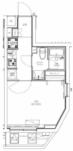 ジェノヴィア学芸大学の間取り