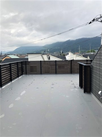 【展望】 | ■□大井町大井中央戸建■□ | 自分だけの空間にできる屋上があります♪
［目隠しフェンスあり］