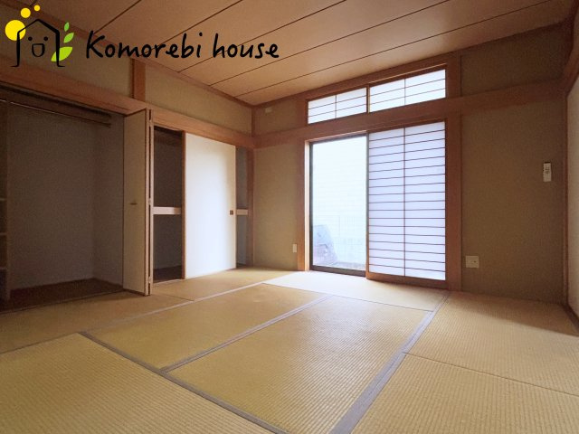 上尾市平塚　中古一戸建ての和室|8帖の和室です