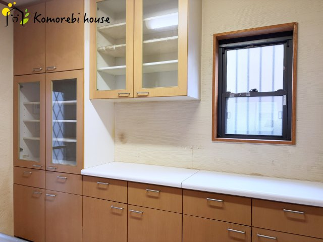 上尾市平塚　中古一戸建ての収納|キッチンの収納です