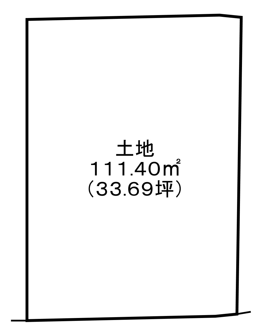 枇杷庄西ノ口の土地図
