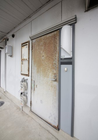 サンガーデン美浜Bの玄関