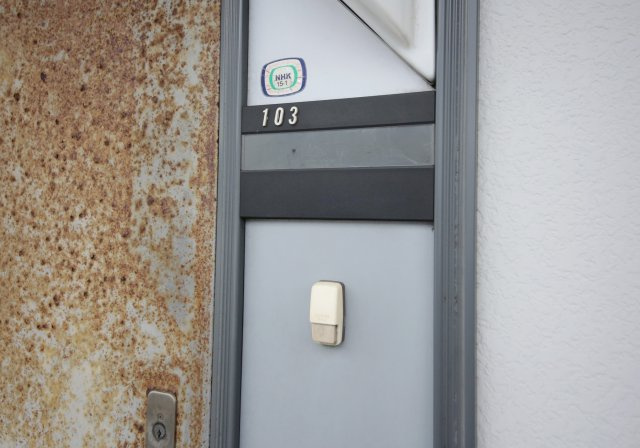 サンガーデン美浜Bの玄関