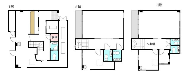 山之手8丁目貸店舗の間取り