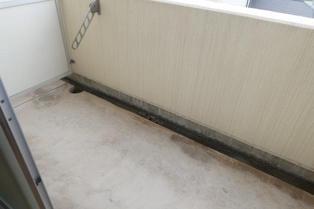 倉敷市八王寺町の賃貸マンションのバルコニー