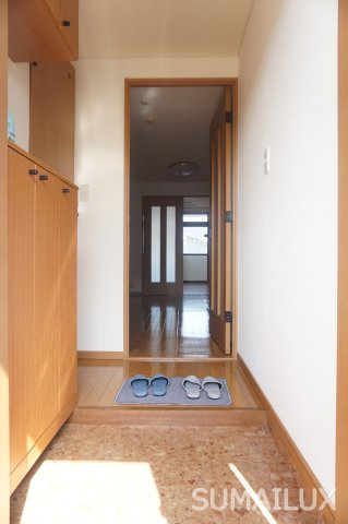 熊本市西区蓮台寺３丁目のアパートの玄関