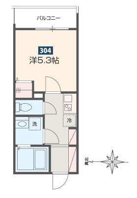 MELDIA柏 の間取り