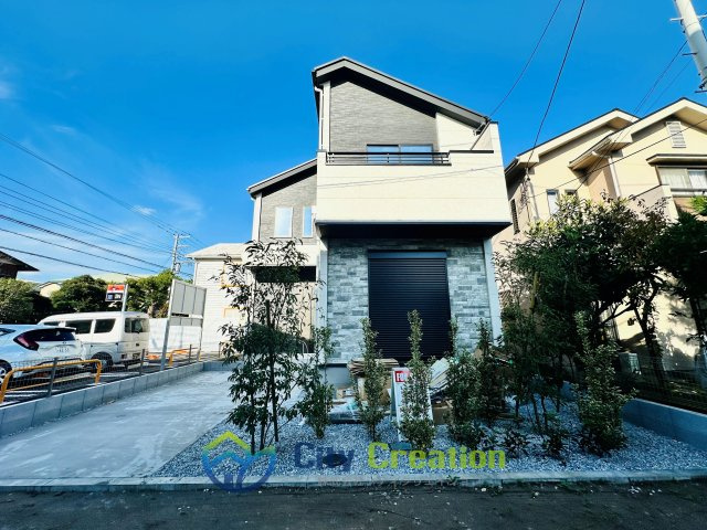 藤沢市鵠沼松が岡　庭付き戸建て住宅の外観