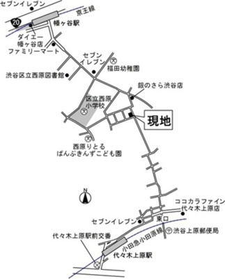 【地図】 | タウンホーム西原 B