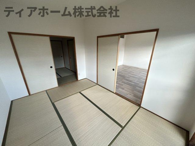 大和高田市神楽３丁目の賃貸マンションの和室|和室があると落ち着いた雰囲気になりますね