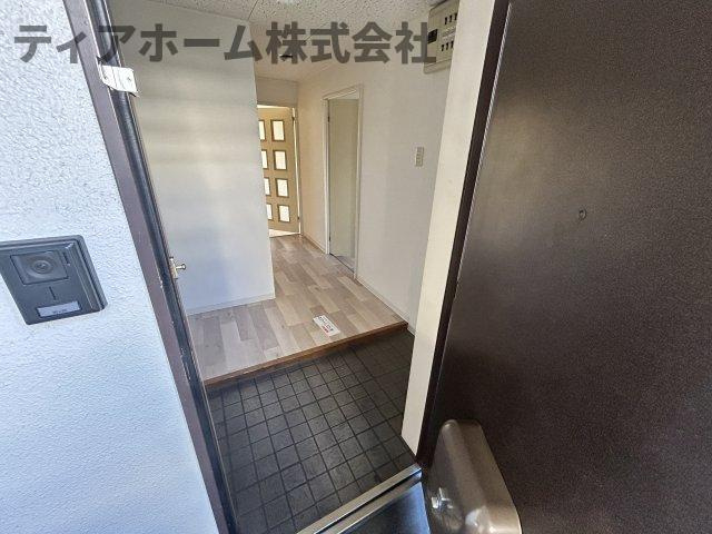 大和高田市神楽３丁目の賃貸マンションの玄関|ゆったりとした玄関です