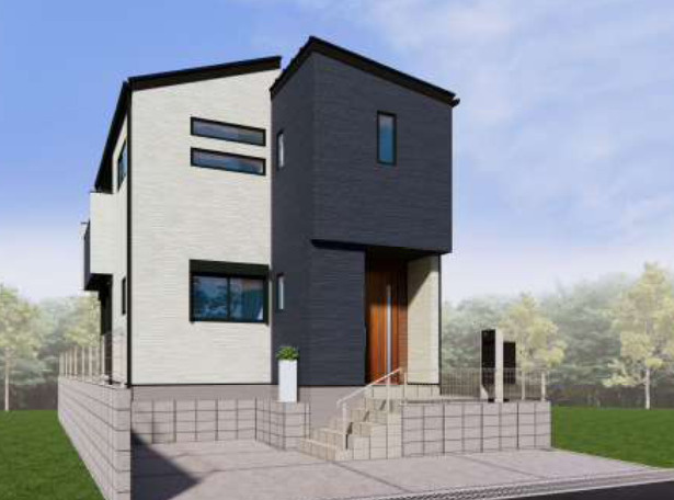 【仲介手数料無料】狭山市水野Ｃ号棟　狭山市の新築住宅なら西武ハウジングの外観パース