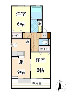【間取り】 | アクシス南島田A