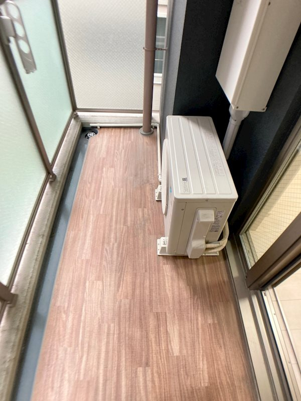 フェールヴィル阿波座のバルコニー