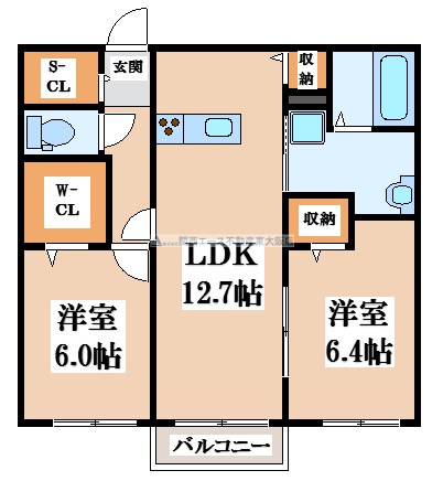 【間取り】 | Lacine　Yokonuma