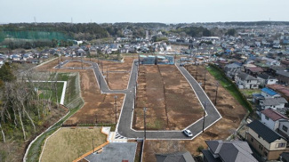 【外観】 | 緑区土気町　売地　JR外房線「土気駅」スカイタウン「No.18」 | 大空を独り占めできるパノラマビューが魅力の全108邸。緑があふれ、綺麗な街並みが心を知ませる、満足感の高いロケーション。