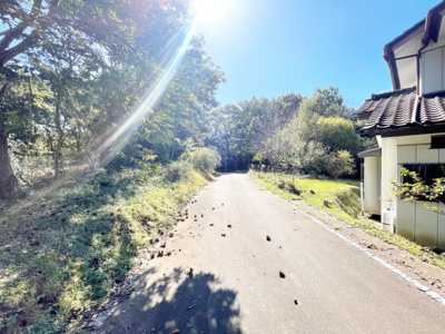【前面道路含む現地写真】 | 桜川市犬田270坪売地