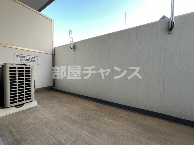 パルティール新栄のバルコニー