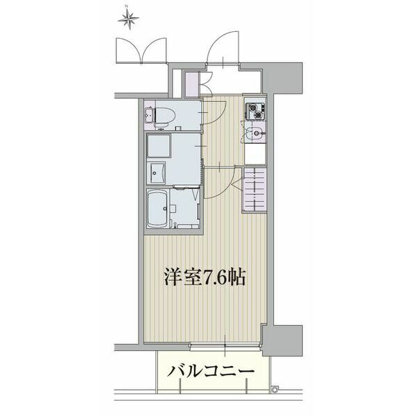 パルティール新栄の間取り