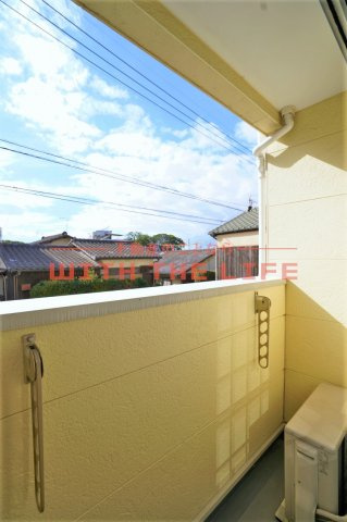 リブレア久留米大学西のバルコニー|陽当たり良好なバルコニーです