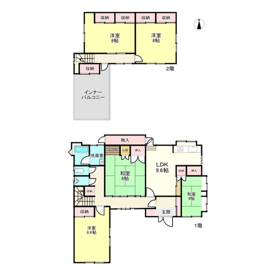 【間取り】 | 相生市緑ヶ丘１丁目／中古 戸建て
