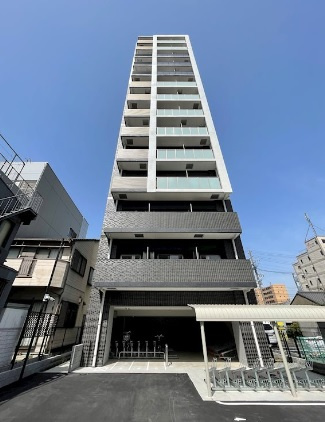 プレサンス名古屋幅下ファビュラスの外観|外観は落ち着いています