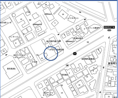 【地図】 | 葛飾区東金町5丁目　売地