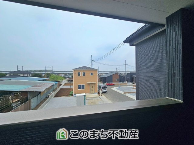 LiveleGarden.S下野市薬師寺第1　3号棟の展望|バルコニーからの眺めです！