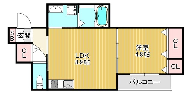 【間取り】 | ブリーゼ城東